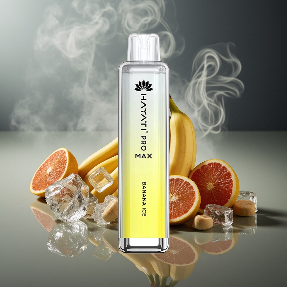 Partihandel Sverige Hayati Pro Max 4000 Puffs Engångs Vape Bananis 2ml TPD 1400mAh