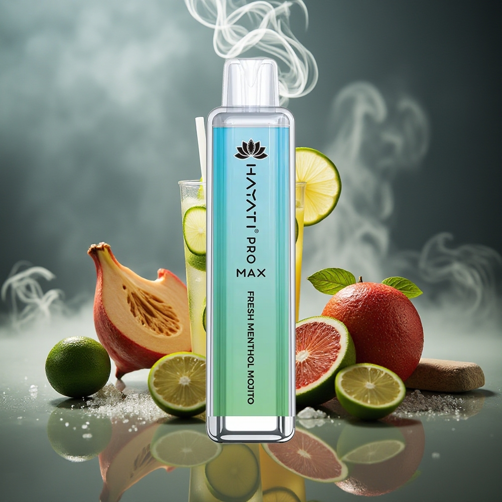 Partihandel Sverige Hayati Pro Max 4000 Puffs Engångs Vape Frisk Mynta Mojito 2ml TPD