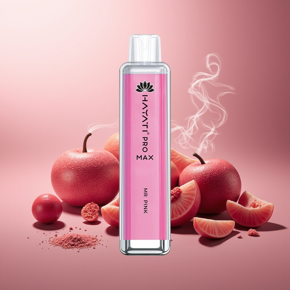 Partihandel Sverige Hayati Pro Max 4000 Puffs Engångs Vape Herr Rosa Dual 1.1 Ohm Mesh Coil