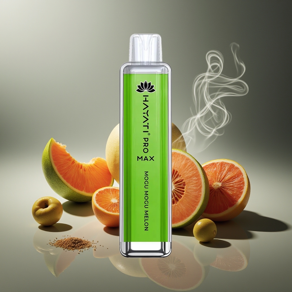 Partihandel Sverige Hayati Pro Max 4000 Puffs Engångs Vape Mogu Mogu Melon 2ml 1400mAh