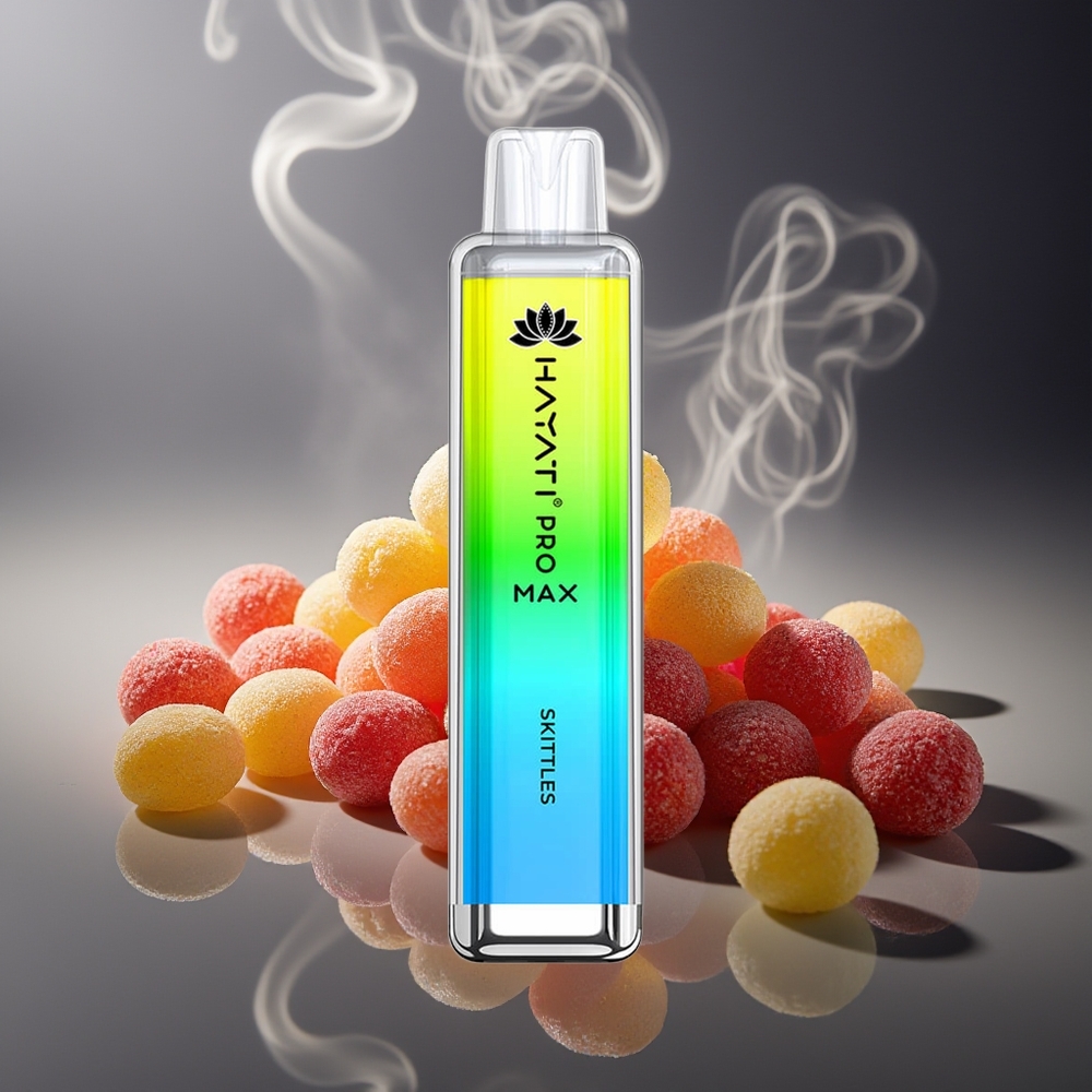 Partihandel Sverige Hayati Pro Max 4000 Puffs Engångs Vape Regnbågar Dual 1.1 Ohm Mesh Coil 1400mAh