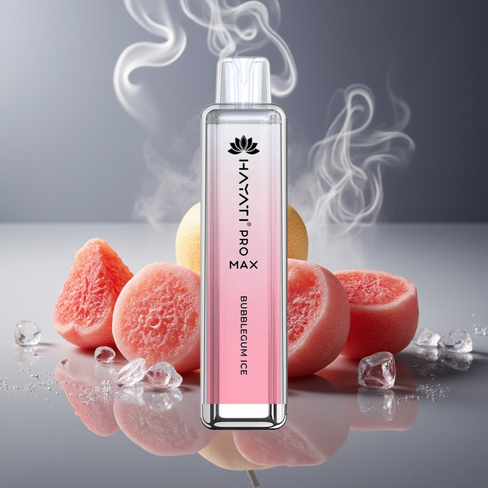 Partihandel Sverige Hayati Pro Max 4000 Puffs Engångs Vape Tuggummi Is 2ml 1400mAh
