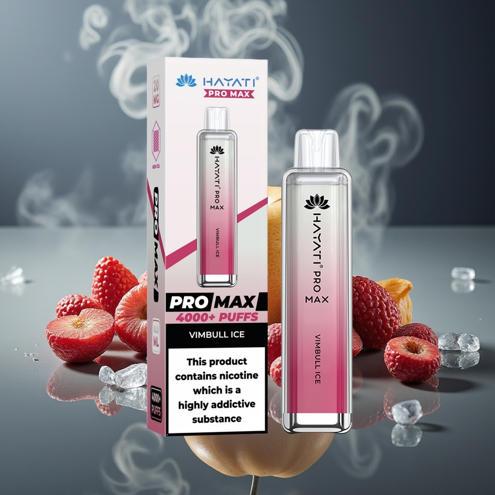 Partihandel Sverige Hayati Pro Max 4000 Puffs Engångs Vape Vimbull Is Dual 1.1 Ohm Mesh