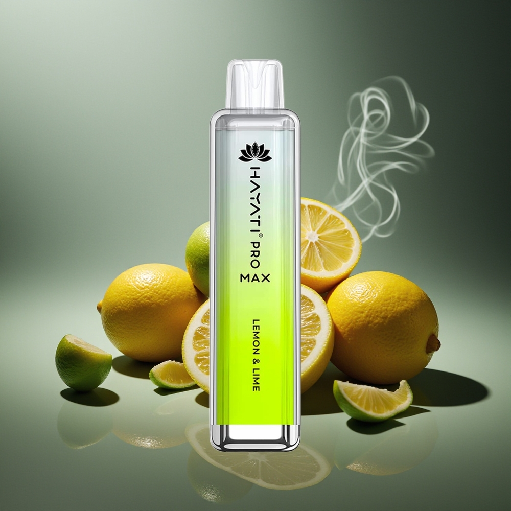Partihandel Sverige Hayati Pro Max 4000 Puffs Engångsvape Citron & Lime Dual 1.1 Ohm