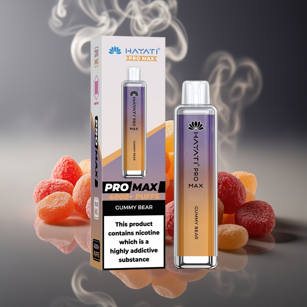 Partihandel Sverige Hayati Pro Max 4000 Puffs Gummibjörn 1400mAh 2ml TPD