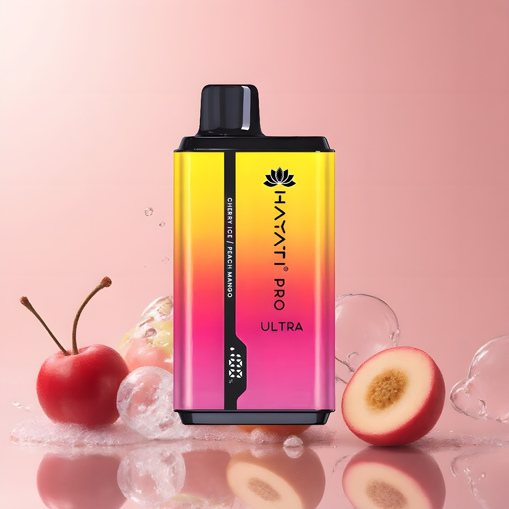 Partihandel Sverige Hayati Pro Ultra 15000 850mAh 24ml Körsbär Is Peach Mango