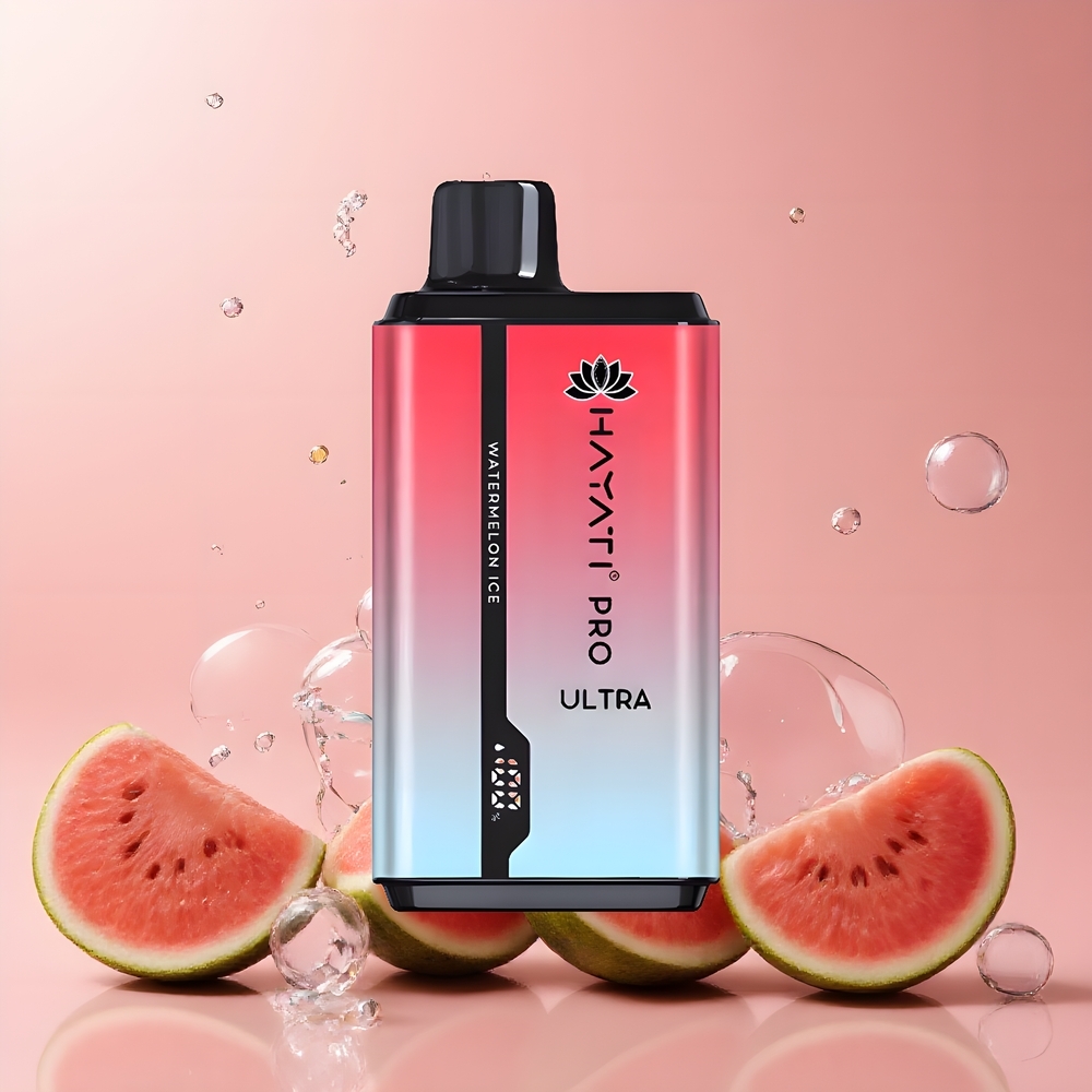Partihandel Sverige Hayati Pro Ultra 15000 Puffs 850mAh 24ml 2% Vattenmelon Is