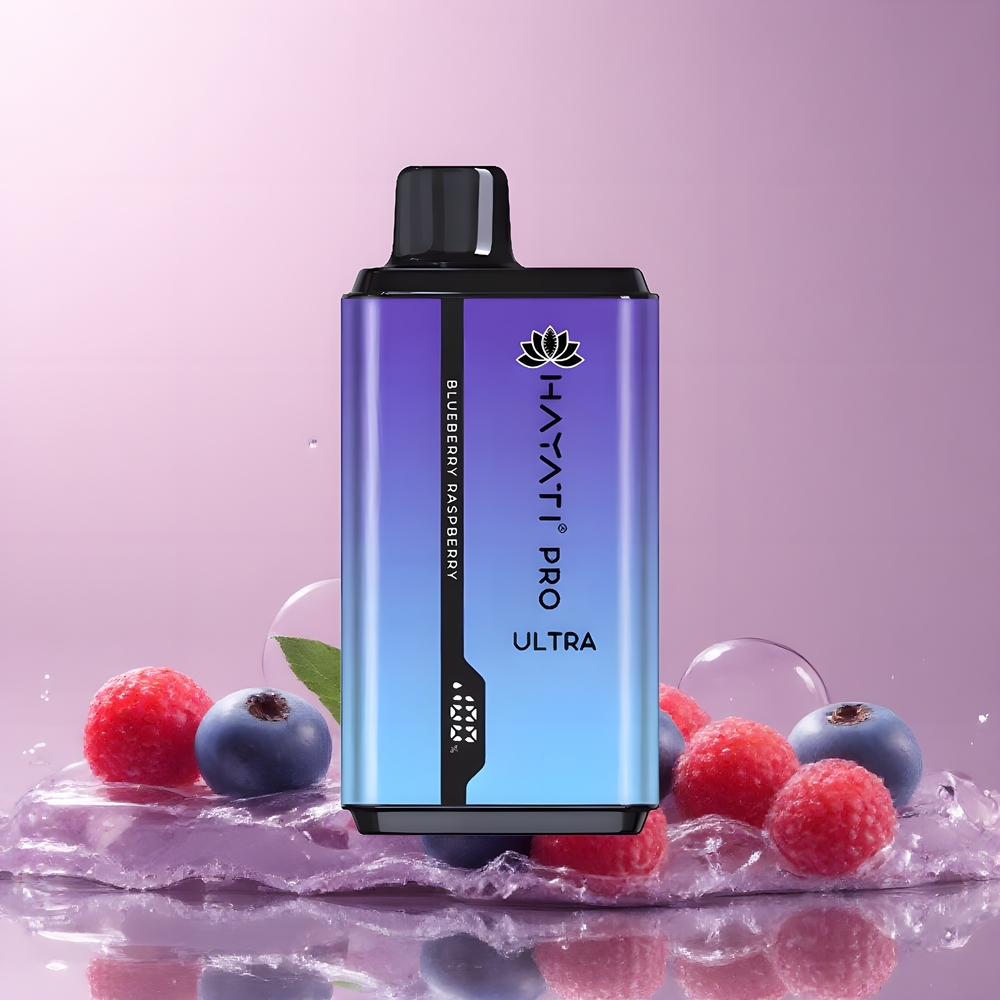 Partihandel Sverige Hayati Pro Ultra 15000 Puffs 850mAh 24ml Blåbär Hallon