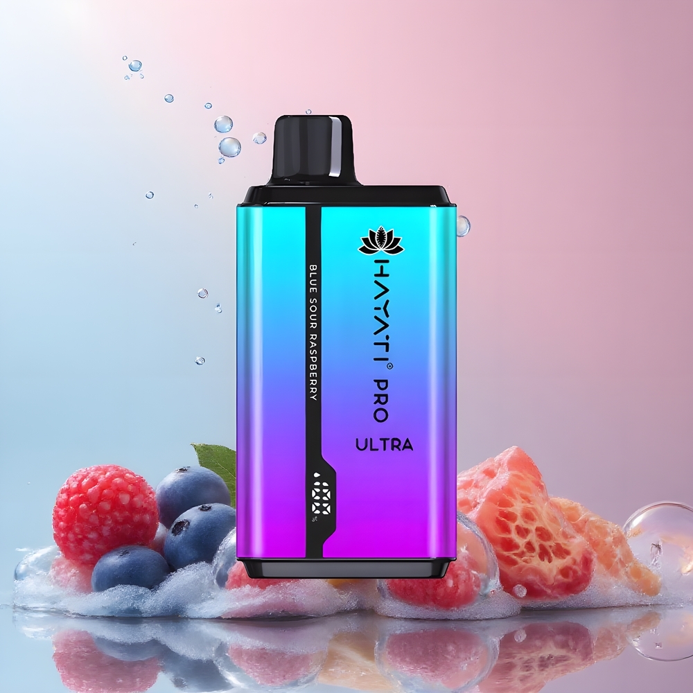 Partihandel Sverige Hayati Pro Ultra 15000 Puffs 850mAh 2 12ml Blåbär Jordgubbs Menthol Blåbär Hallon Menthol