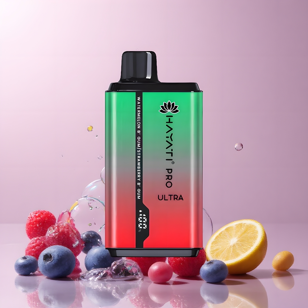 Partihandel Sverige Hayati Pro Ultra 15000 Puffs 850mAh Blåbär Hallon Citron & Blåbär