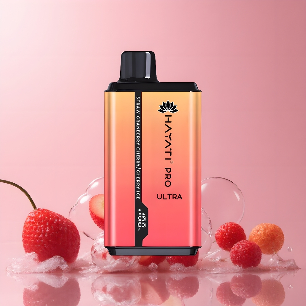 Partihandel Sverige Hayati Pro Ultra 15000 Puffs 850mAh Jordgubb Tranbär Körsbär Is