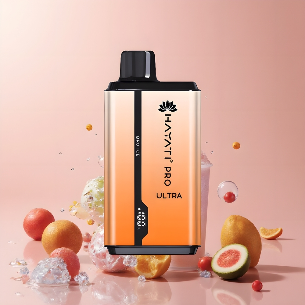 Partihandel Sverige Hayati Pro Ultra 15000 Puffs Vape 2x12ml 2% Bru Is