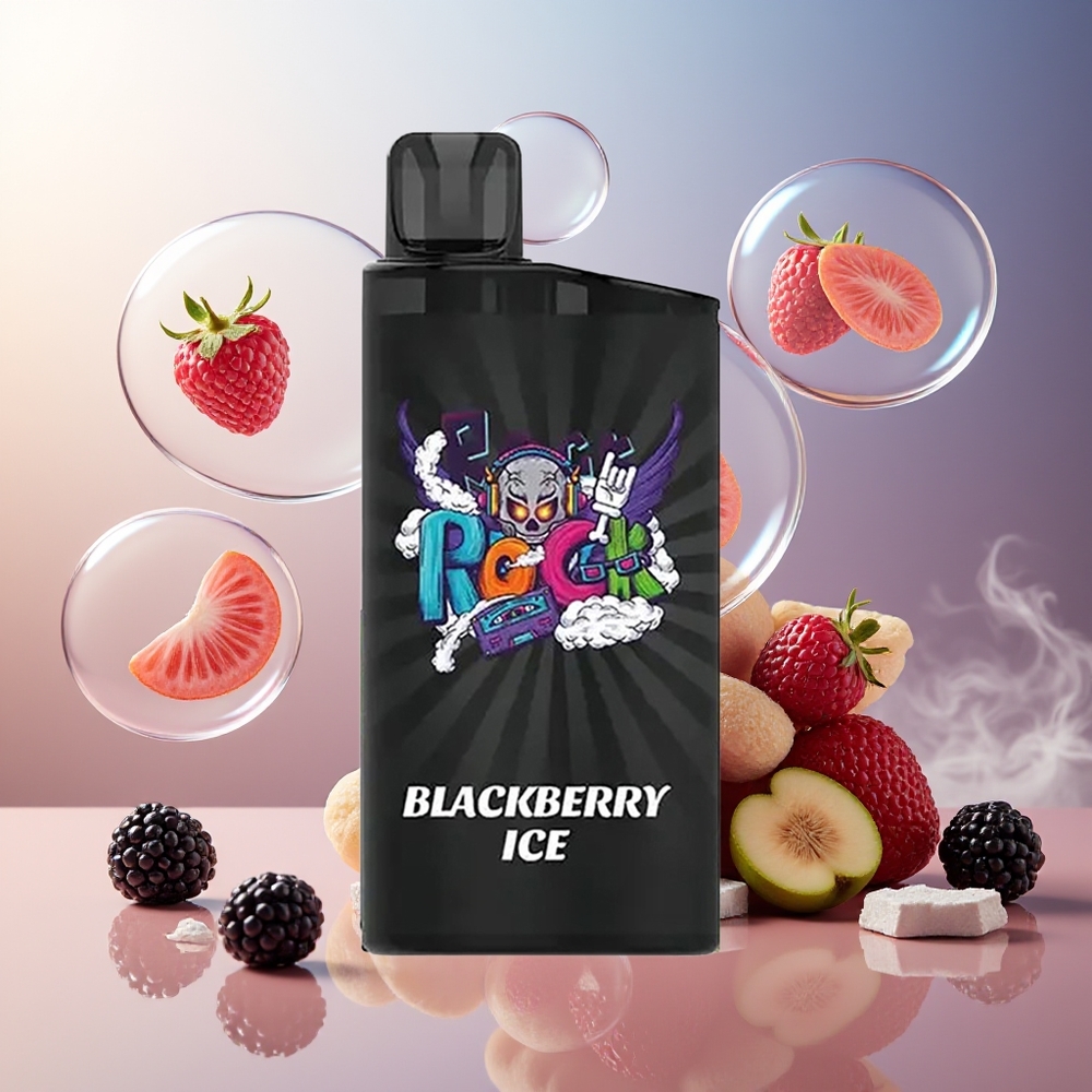 Partihandel Sverige IGET Bar 3500 Puffs 1400 mAh Engångs Vape Björnbär Is