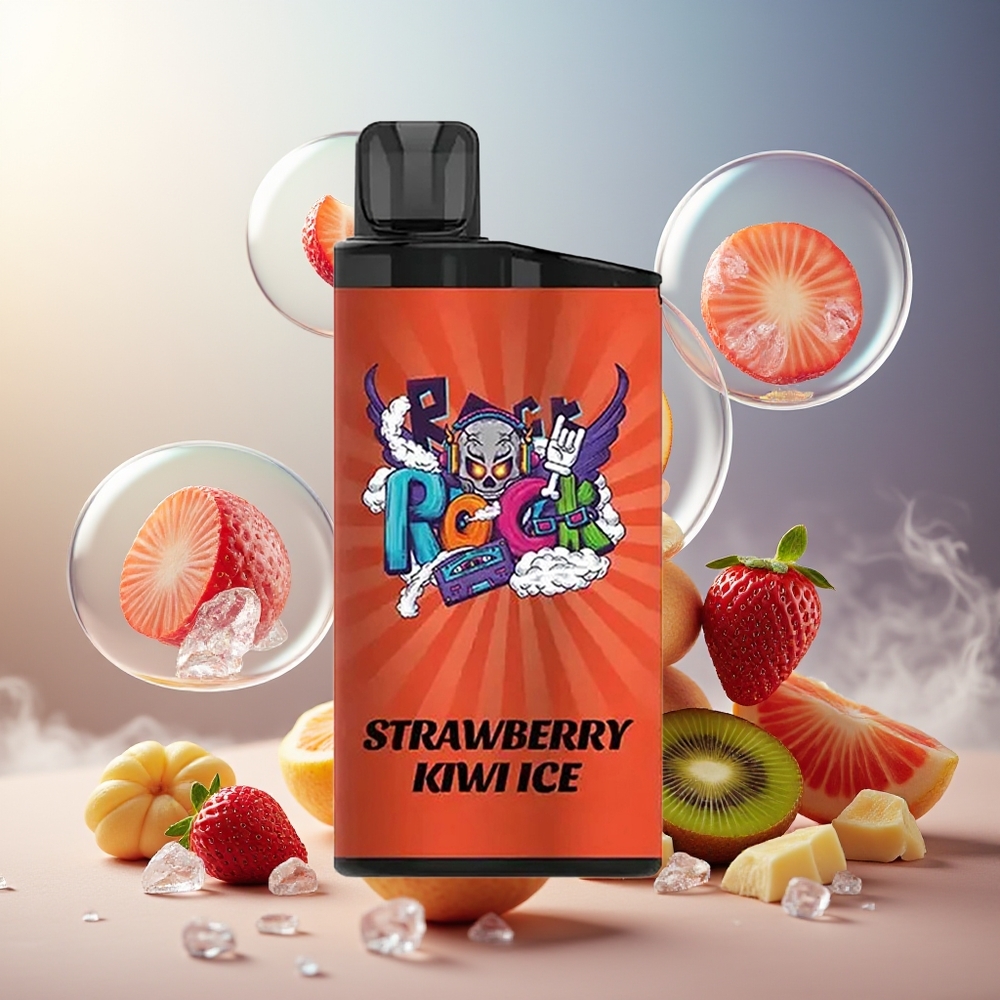 Partihandel Sverige IGET Bar 3500 Puffs 1400 mAh Engångs Vape Jordgubbe Kiwi Is
