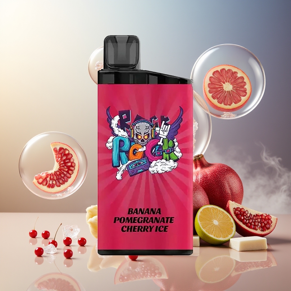 Partihandel Sverige IGET Bar 3500 Puffs 1400mAh Engångs Vape Banan Granatäpple Körsbär Is