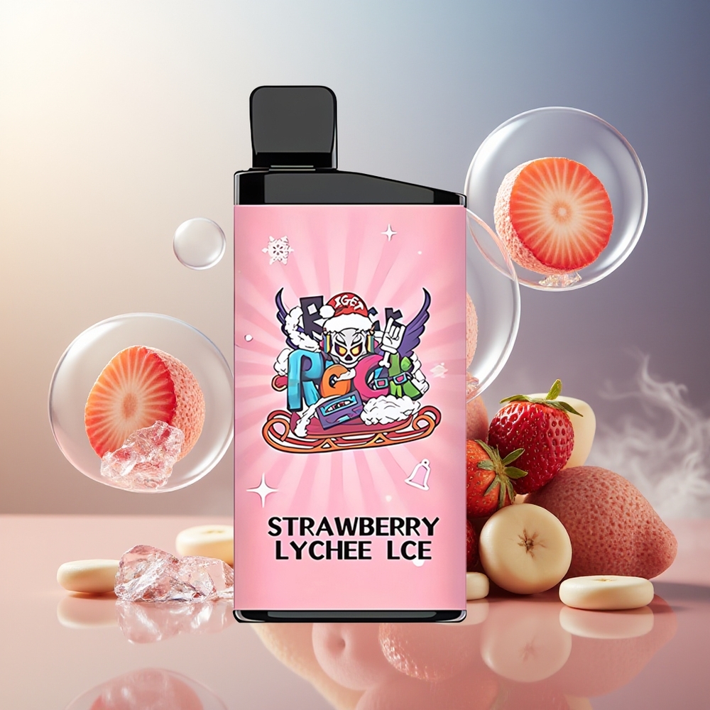 Partihandel Sverige IGET Bar 3500 Puffs Engångsvape Jordgubb Litchi Is 1400 mAh