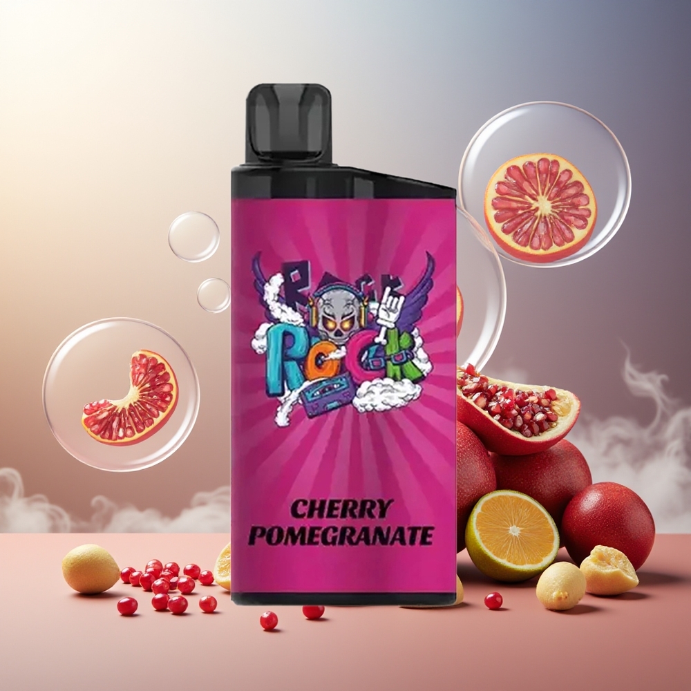 Partihandel Sverige IGET Bar 3500 Puffs Engångsvape Körsbär Granatäpple 1400mAh
