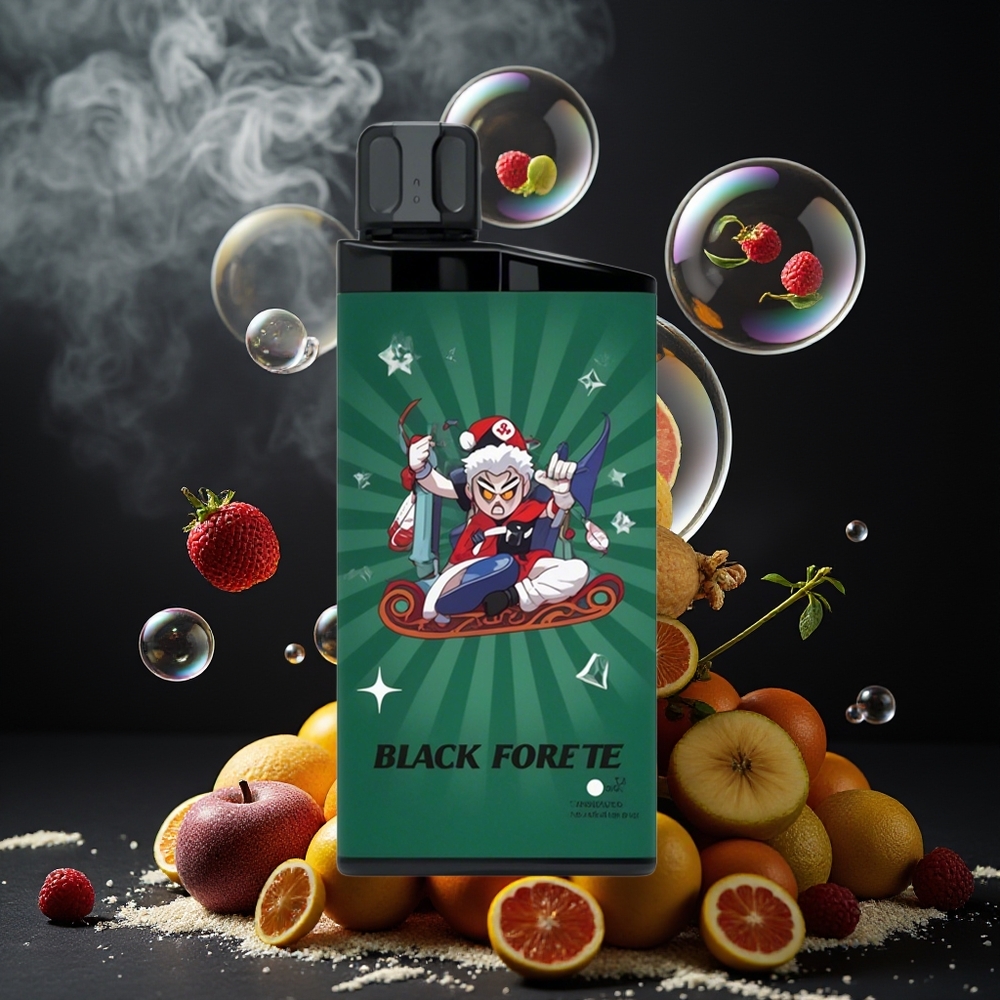 Partihandel Sverige IGET Bar 3500 Puffs Engångsvape Svart Skog 1.2 Ohm Mesh 1400 mAh