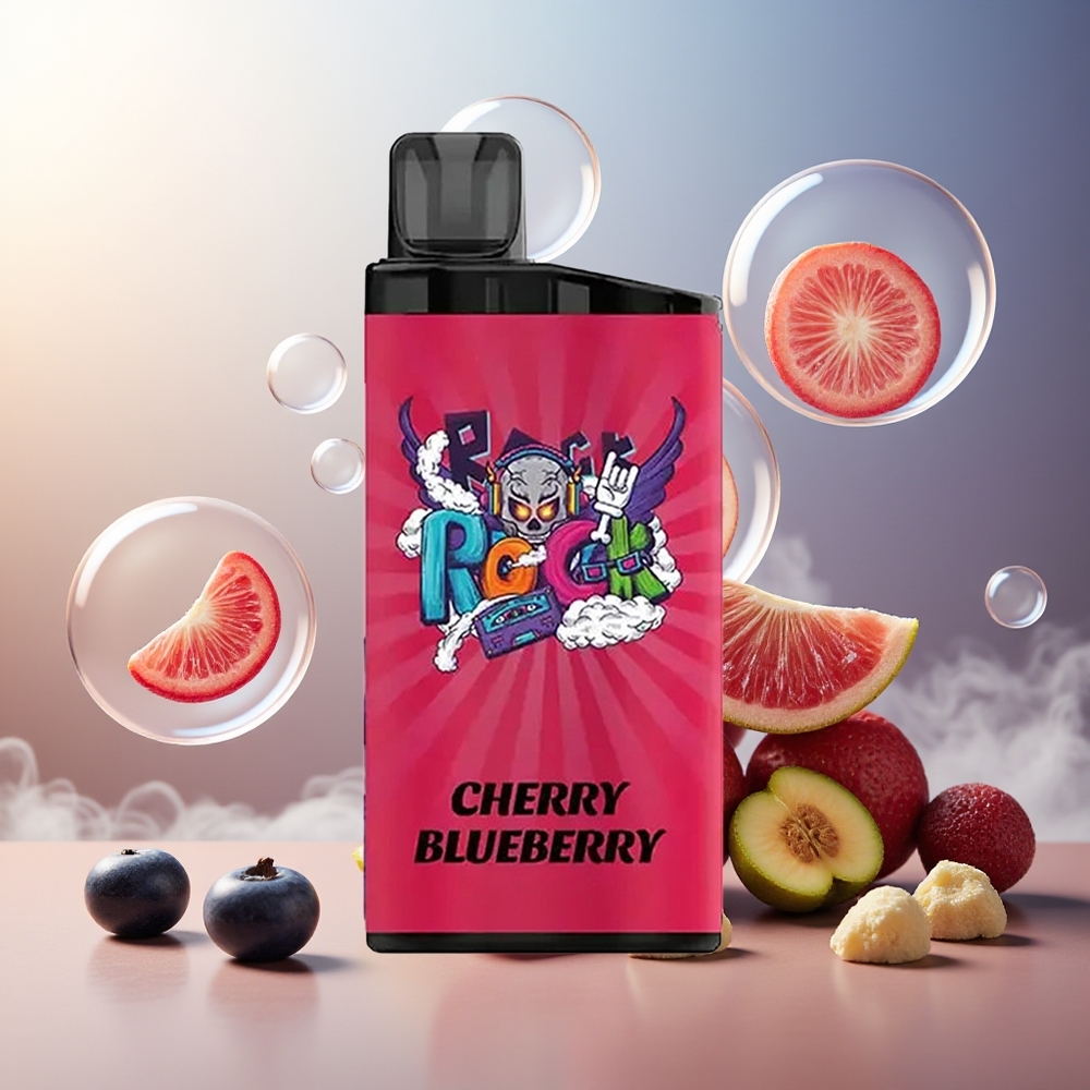 Partihandel Sverige IGET Bar 3500 Puffs Enhetsvape Körsbär Blåbär 1400 mAh