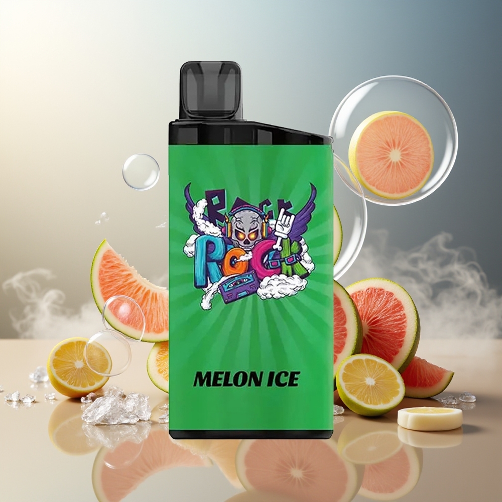 Partihandel Sverige IGET Bar 3500 Puffs Melon Is 1400 mAh Mesh Coil