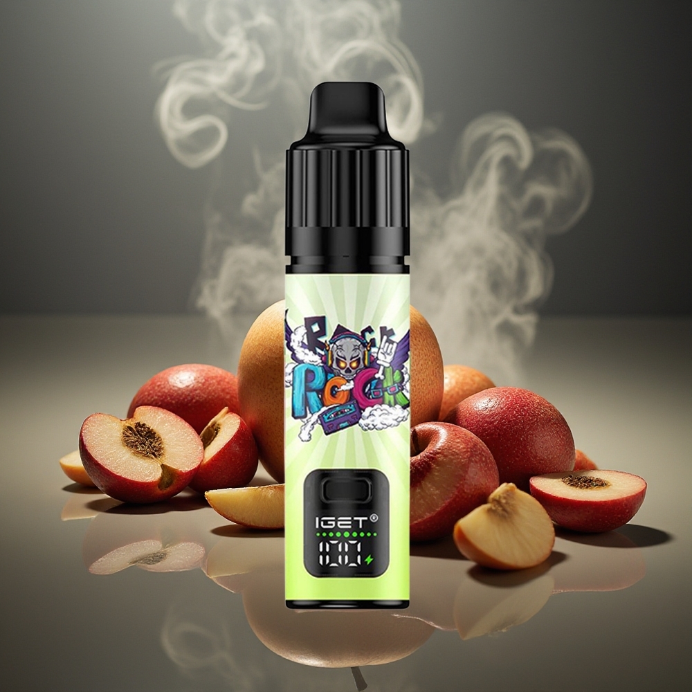 Partihandel Sverige IGET BAR PLUS S3 POD 10000 Puffs Engångsvape Dubbel Apple 18ml 5% 950mAh