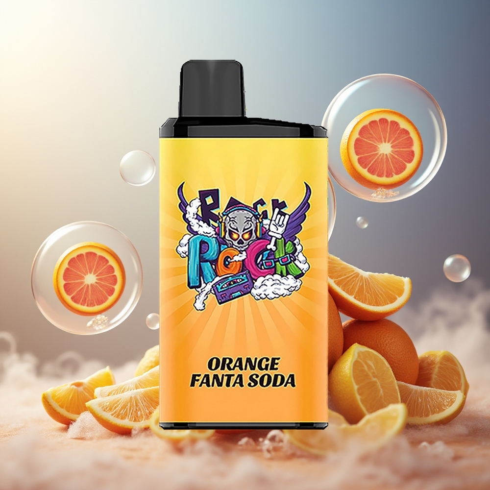 Partihandel Sverige IGET Bar Pro 10000 Puffs Apelsin Fanta Soda PC+ALU 93g