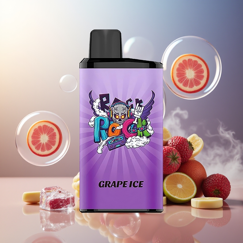 Partihandel Sverige IGET Bar Pro 10000 Puffs Engångs Vape Druvis Is 2000 mAh 1.2 Ohm Mesh