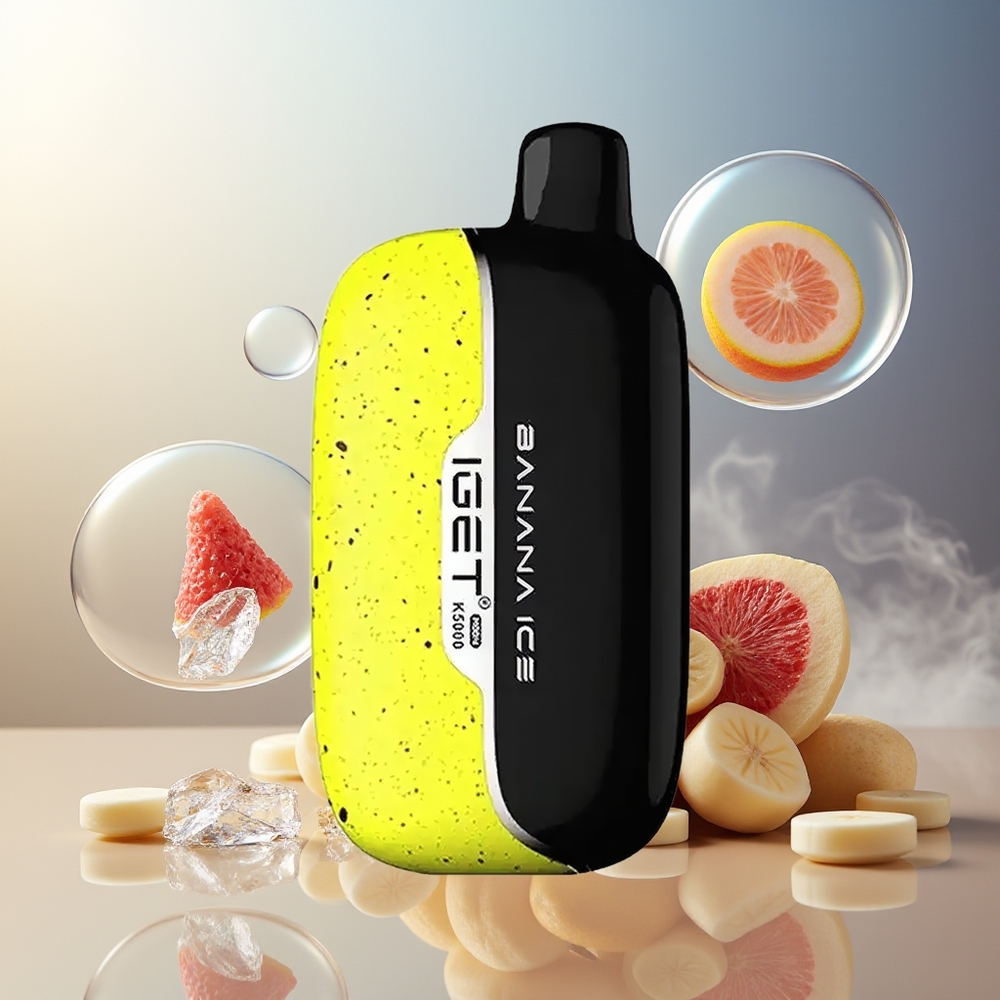 Partihandel Sverige IGET Moon K5000 5000 Puffar 81.5g Bananis