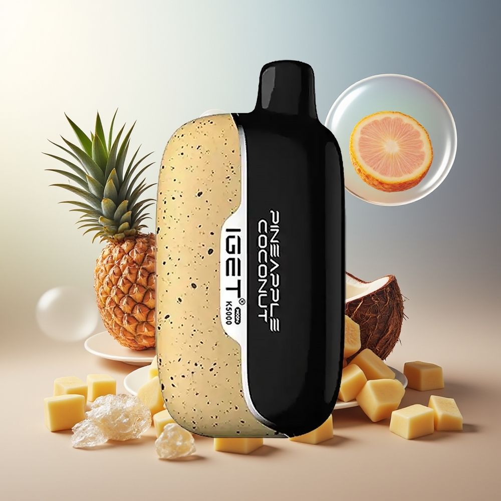 Partihandel Sverige IGET Moon K5000 Ananas Kokosnöt 1.35 Ohm 81.5g