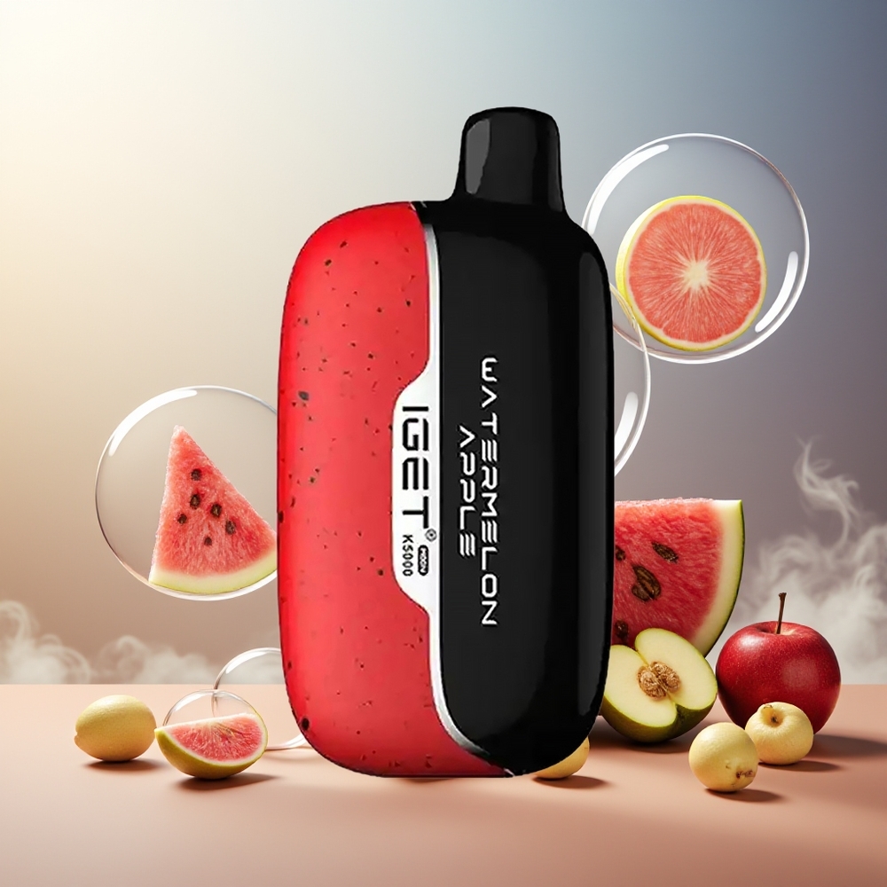 Partihandel Sverige IGET Moon K5000 Vattenmelon Äpple Mesh 1.35 Ohm