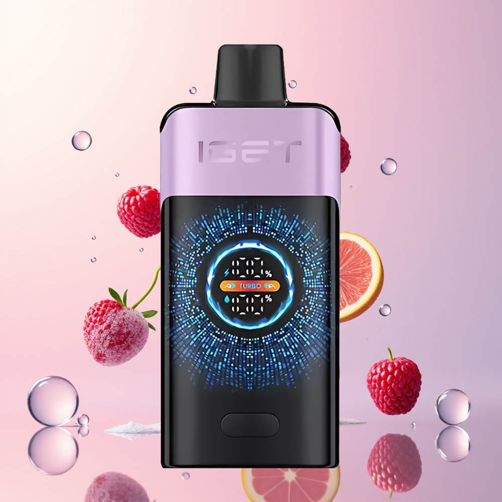 Partihandel Sverige IGET ONE 12000 Puffs Blandade Bär Is Turbo 9000 Puffs 2700 mAh