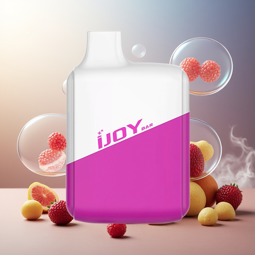 Partihandel Sverige IJOY Bar 600 Puffs 2ml Blandade Bär 1.2 Ohm Mesh Coil