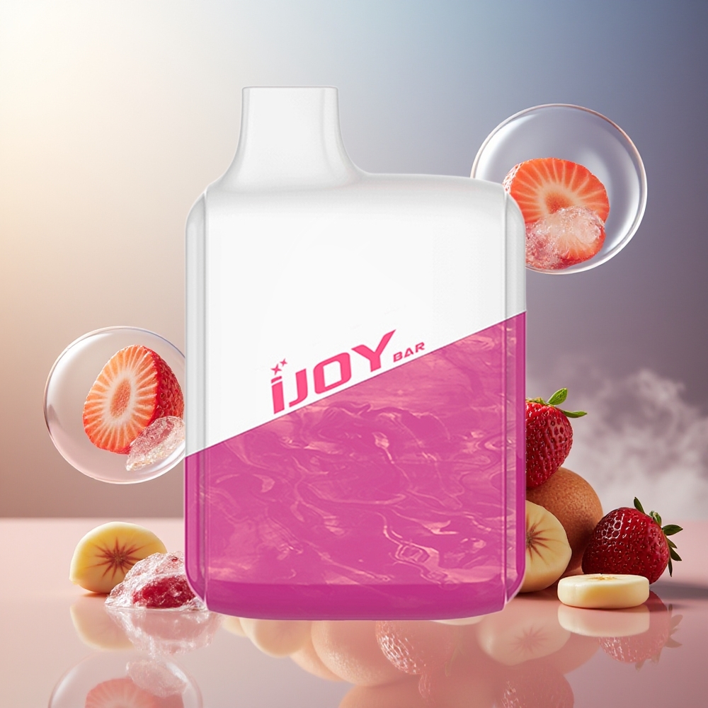 Partihandel Sverige IJOY Bar 600 Puffs Engångs Vape Jordgubb Is 2ml 50mg