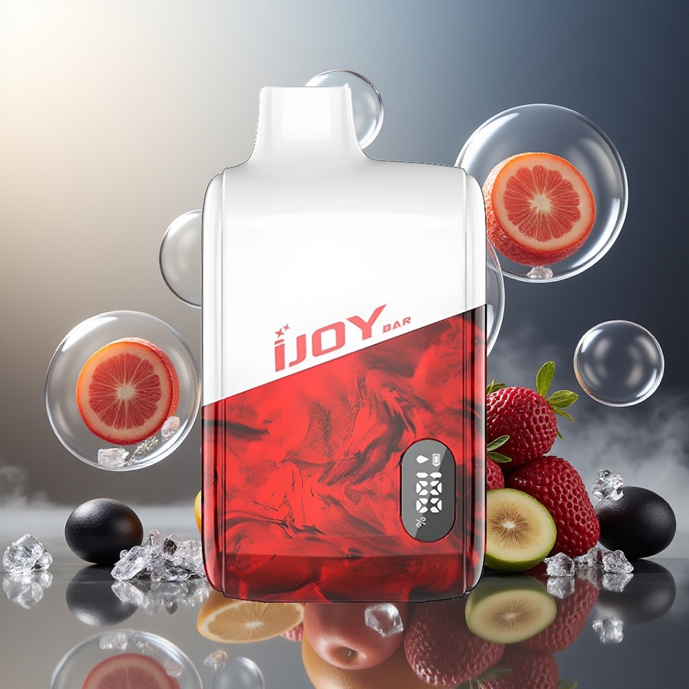 Partihandel Sverige IJOY Bar IC8000 18ml Svart Drake Is 8000 Puffs