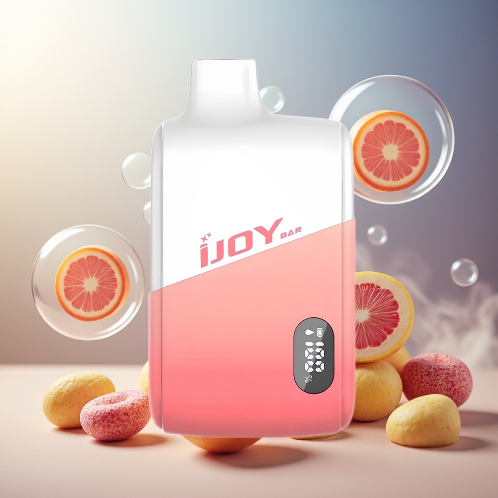 Partihandel Sverige IJOY Bar IC8000 Engångs Vape Godisflarn 8000 Puffar 18ml