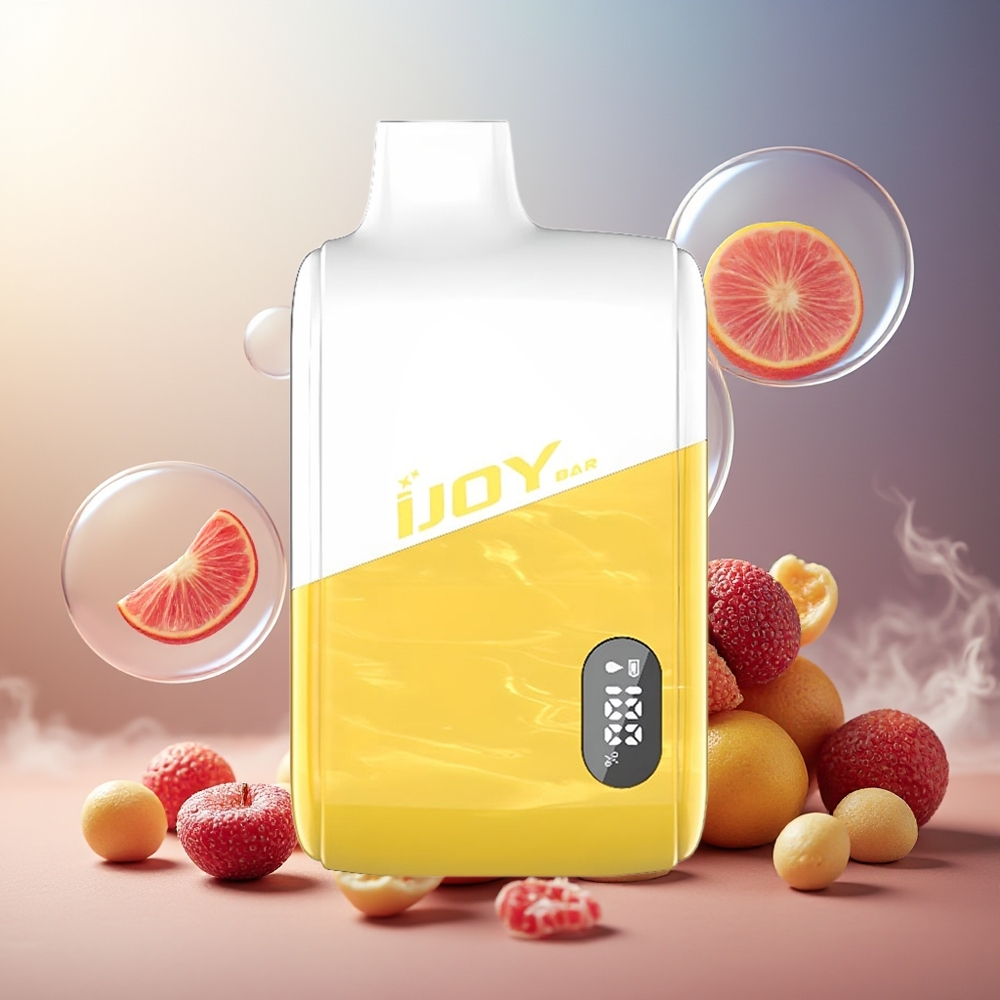 Partihandel Sverige IJOY Bar IC8000 Engångs Vape Körsbär Cola 8000 Puffar 18ml 5%