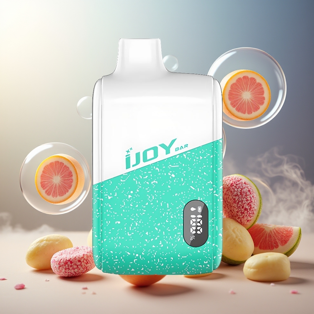 Partihandel Sverige IJOY Bar IC8000 Engångs Vape Myntgodis 8000 Puffar 18ml