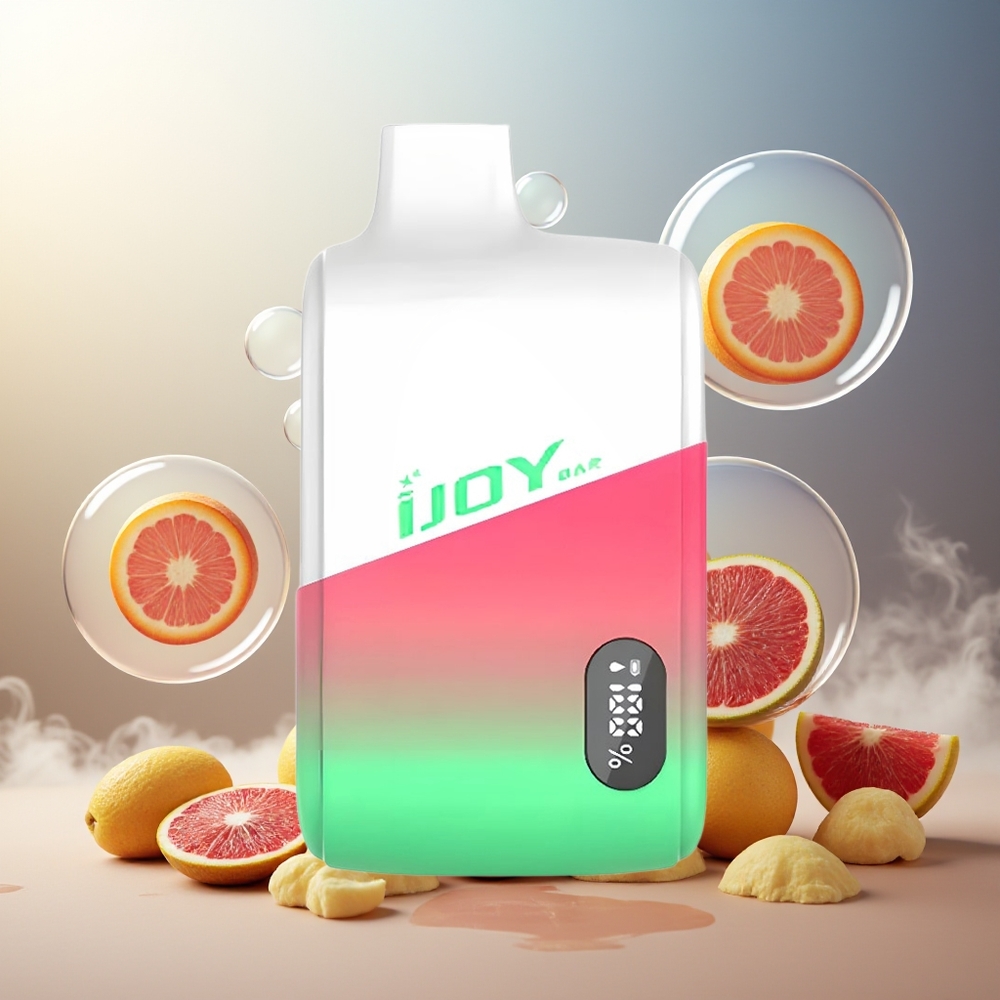 Partihandel Sverige IJOY Bar IC8000 Engångs Vape Tropisk Frukt 8000 puffar 18ml 5%