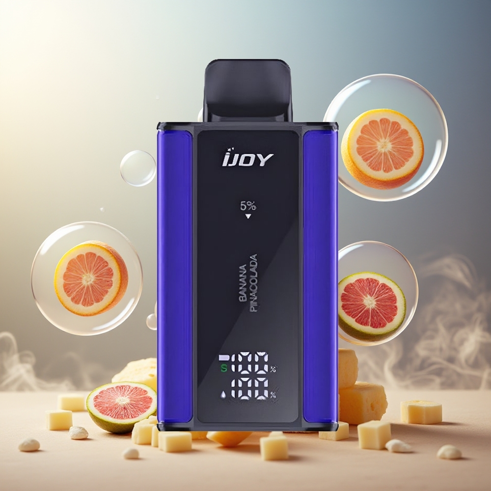 Partihandel Sverige IJOY Captain 10000 Puffs Banan Pinacolada 18ml 5%