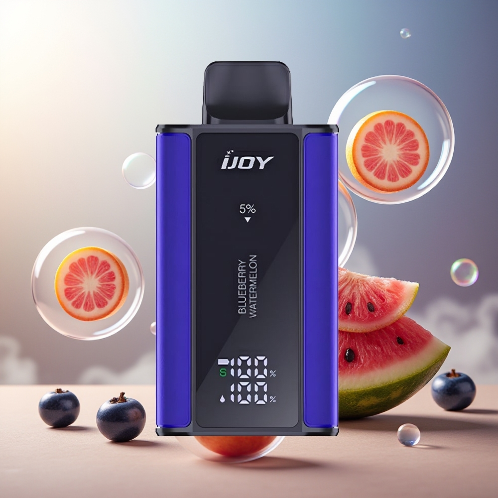 Partihandel Sverige IJOY Captain 10000 Puffs Blåbär Vattenmelon 18ml 5%