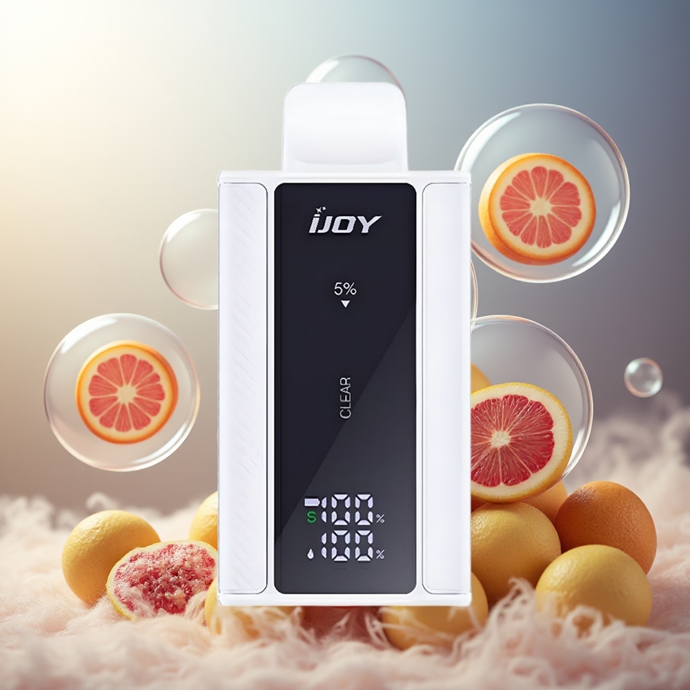 Partihandel Sverige IJOY Captain 10000 Puffs Engångs Vape Clear 18ml 5%