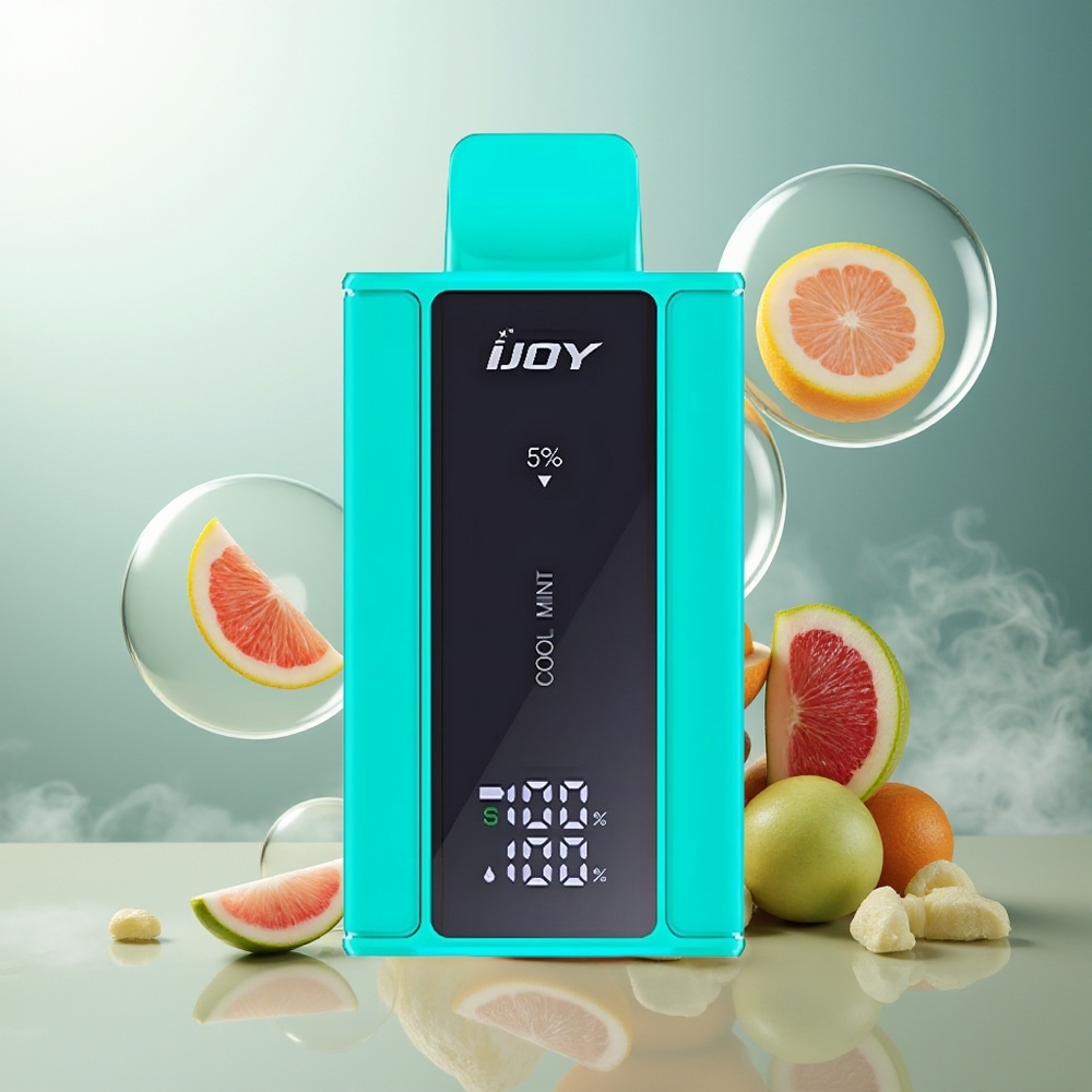 Partihandel Sverige IJOY Captain 10000 Puffs Engångs Vape Sval Mynta 18ml 5%
