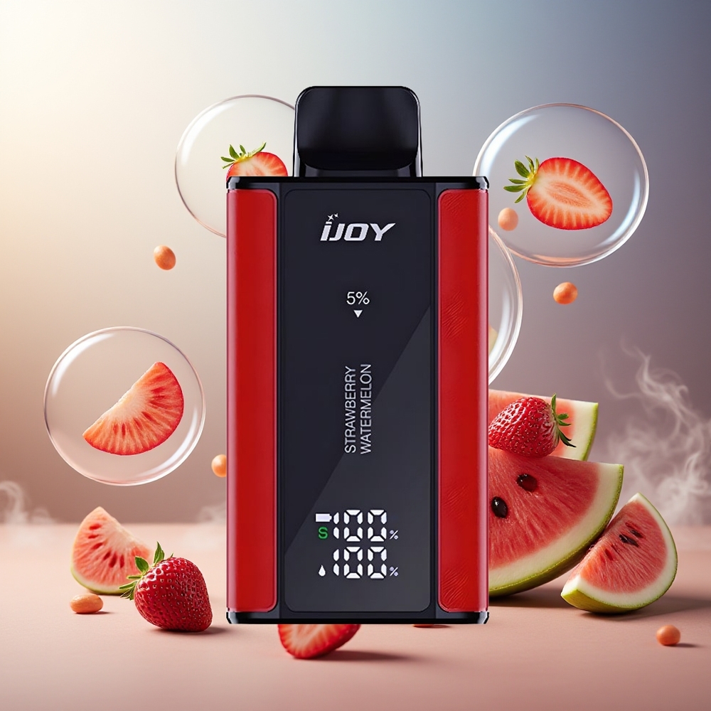 Partihandel Sverige IJOY Captain 10000 Puffs Jordgubb Vattenmelon 18ml 5%