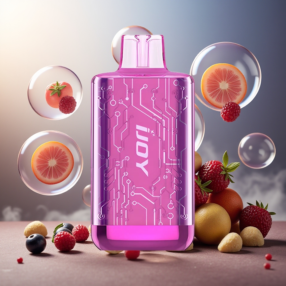 Partihandel Sverige IJOY CYBER 5000 Puffs 13ml 550mAh Svart Björnbär