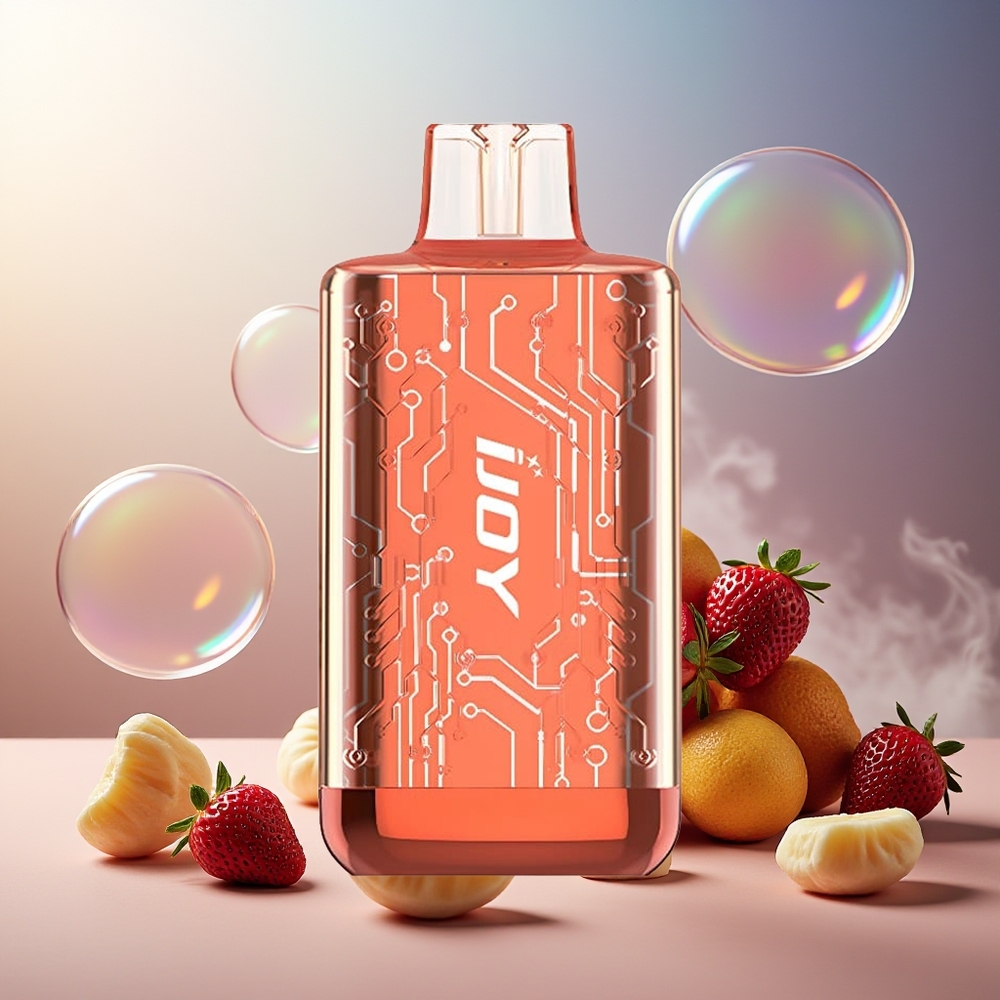 Partihandel Sverige IJOY CYBER 5000 Puffs 13ml Jordgubb Daiquiri 1.0 Ohm
