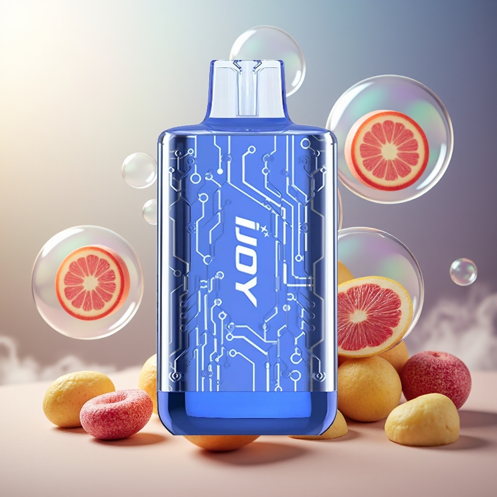 Partihandel Sverige IJOY CYBER 5000 Puffs 13ml Regnbågsgodis Type-C
