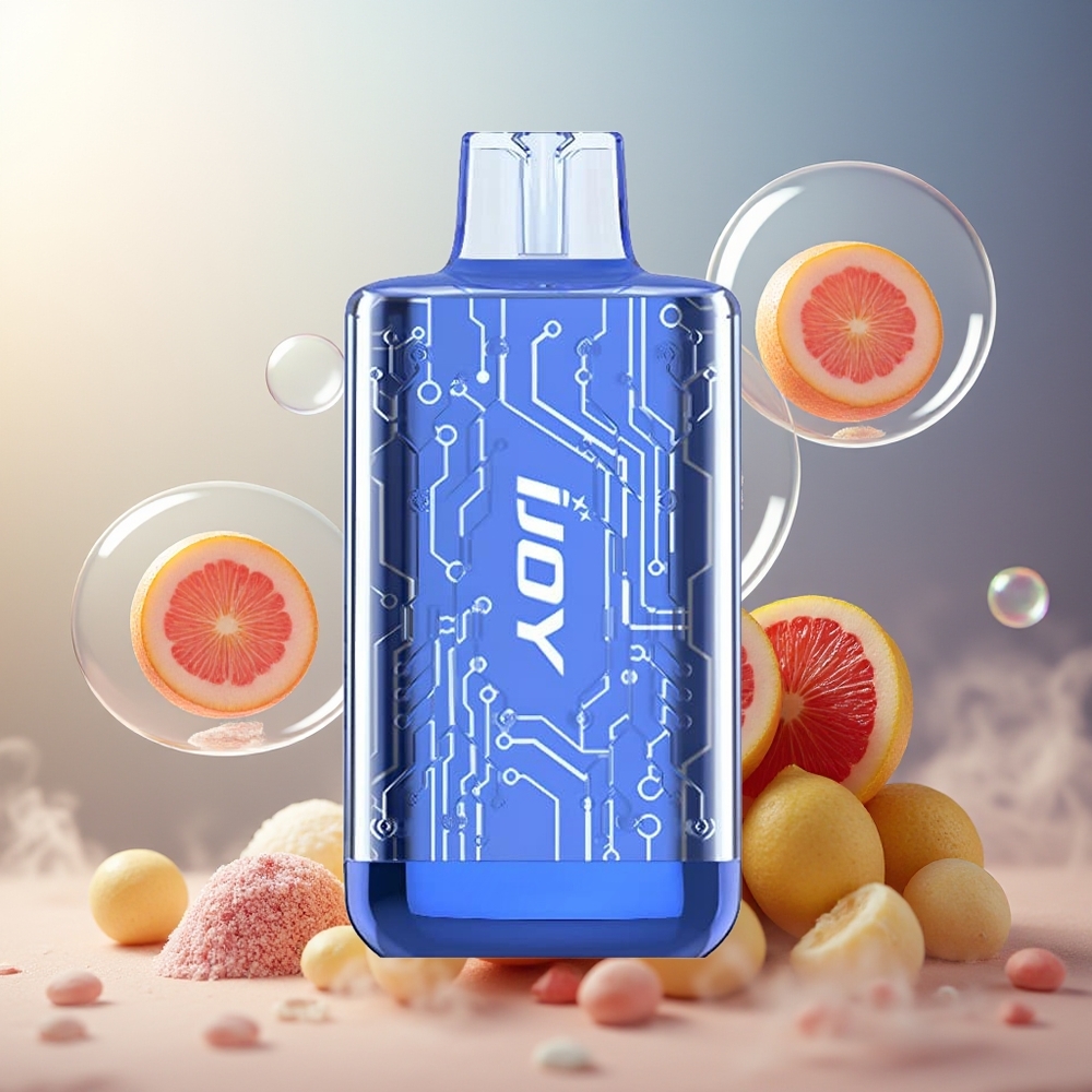 Partihandel Sverige IJOY CYBER 5000 Puffs Typ-C 13ml Bubbel Tuggummi