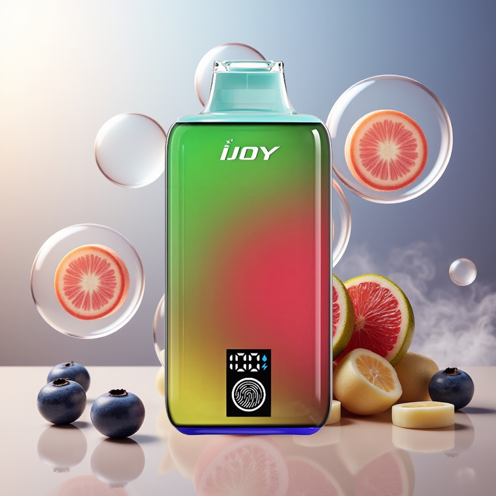 Partihandel Sverige IJOY LUNA 20000 Puffs Blåbärs Tuggummi 20ML 900mAh TYPE-C