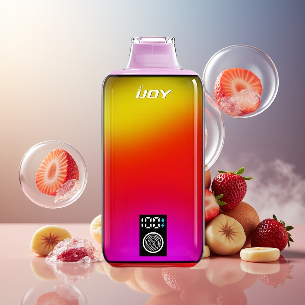 Partihandel Sverige IJOY LUNA 20000 Puffs Jordgubb Is 20ML 900mAh TYPE-C