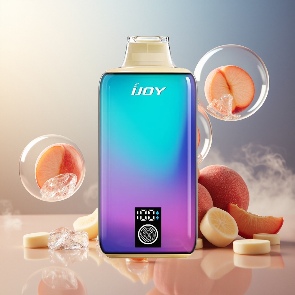 Partihandel Sverige IJOY LUNA 20000 Puffs Persika Is 20ML 900mAh Typ-C